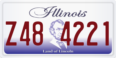 IL license plate Z484221