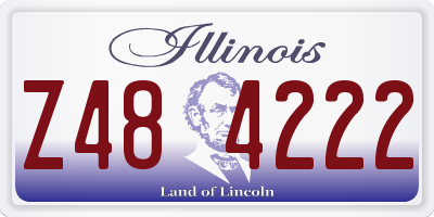 IL license plate Z484222