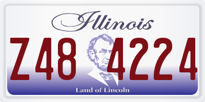 IL license plate Z484224