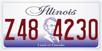 IL license plate Z484230