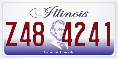 IL license plate Z484241