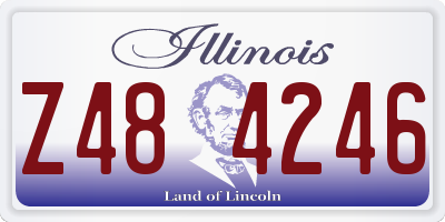 IL license plate Z484246