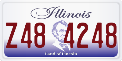 IL license plate Z484248