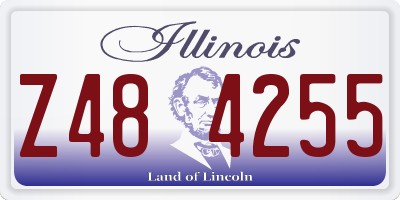 IL license plate Z484255