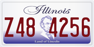 IL license plate Z484256