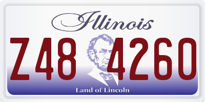 IL license plate Z484260