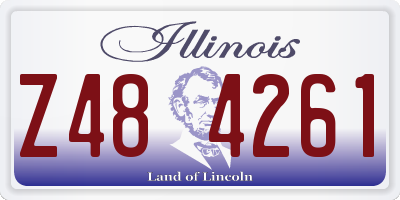 IL license plate Z484261