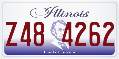 IL license plate Z484262