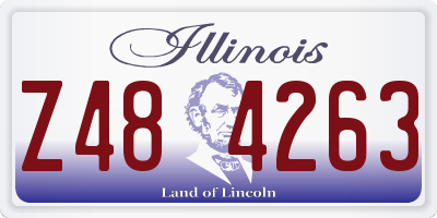 IL license plate Z484263