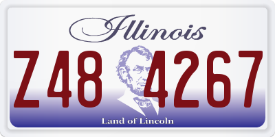 IL license plate Z484267