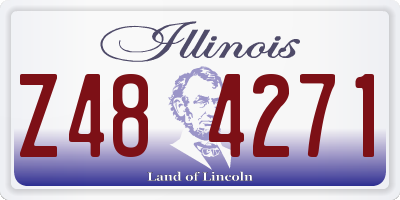 IL license plate Z484271
