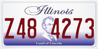 IL license plate Z484273
