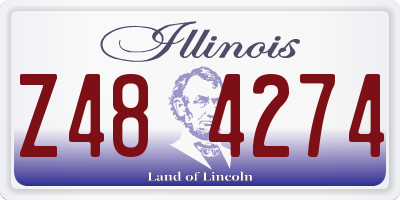 IL license plate Z484274