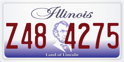 IL license plate Z484275