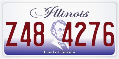 IL license plate Z484276