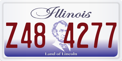 IL license plate Z484277