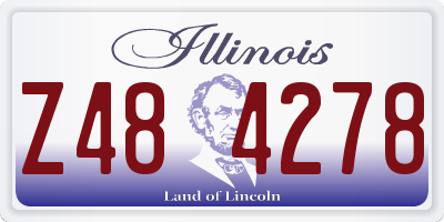 IL license plate Z484278