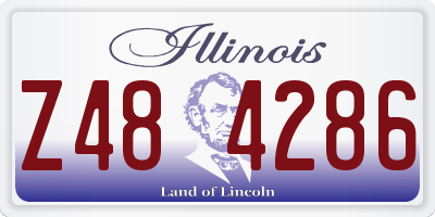 IL license plate Z484286