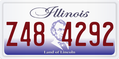 IL license plate Z484292