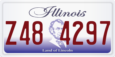IL license plate Z484297