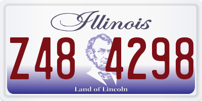IL license plate Z484298
