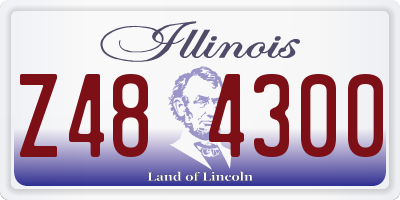 IL license plate Z484300