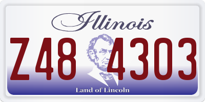 IL license plate Z484303
