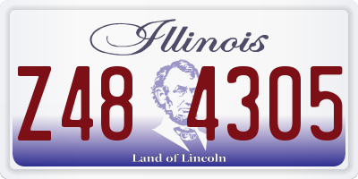 IL license plate Z484305