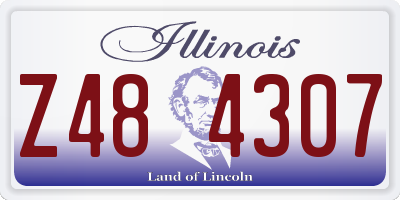 IL license plate Z484307