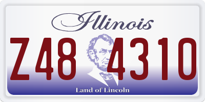 IL license plate Z484310