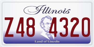 IL license plate Z484320