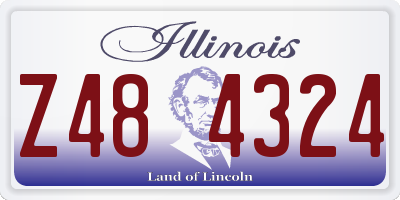 IL license plate Z484324