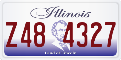 IL license plate Z484327