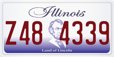 IL license plate Z484339