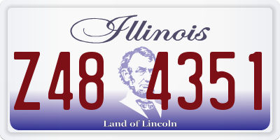 IL license plate Z484351