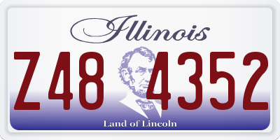 IL license plate Z484352