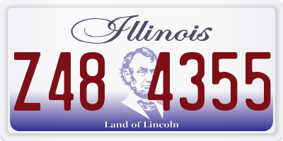 IL license plate Z484355
