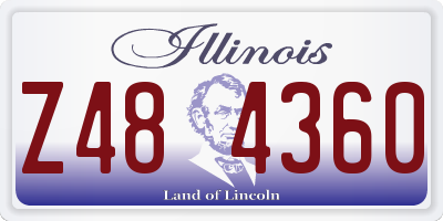IL license plate Z484360