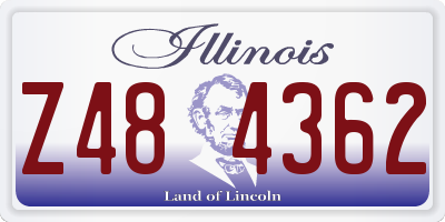 IL license plate Z484362