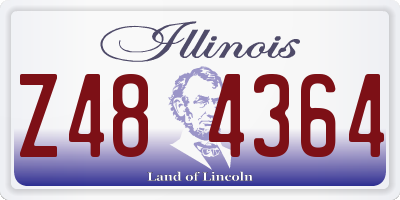 IL license plate Z484364