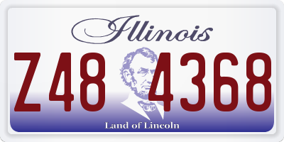 IL license plate Z484368