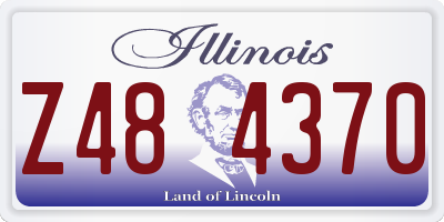 IL license plate Z484370