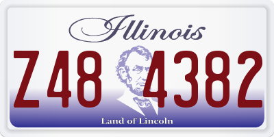 IL license plate Z484382