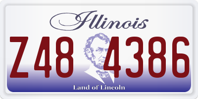 IL license plate Z484386