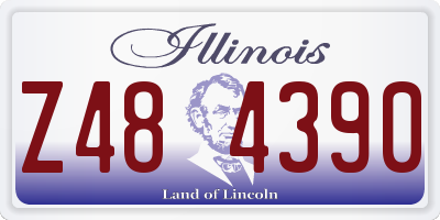IL license plate Z484390
