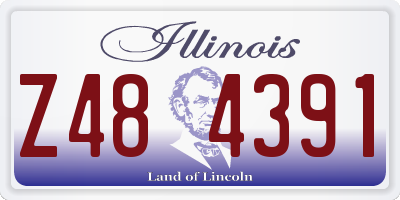 IL license plate Z484391