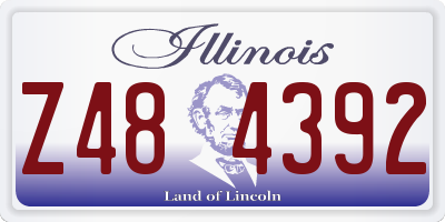 IL license plate Z484392