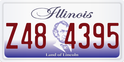 IL license plate Z484395