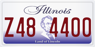 IL license plate Z484400
