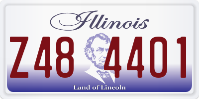 IL license plate Z484401